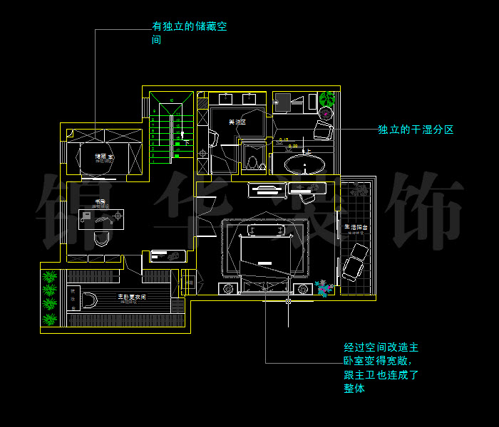 碧桂嘉苑250平米四室兩廳 戶型